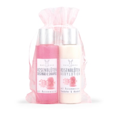 Rosenblüte Duschbad & Shampoo und Bodylotion 2x100ml